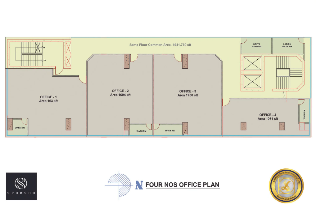 6) Floor Plan 4 Office plan